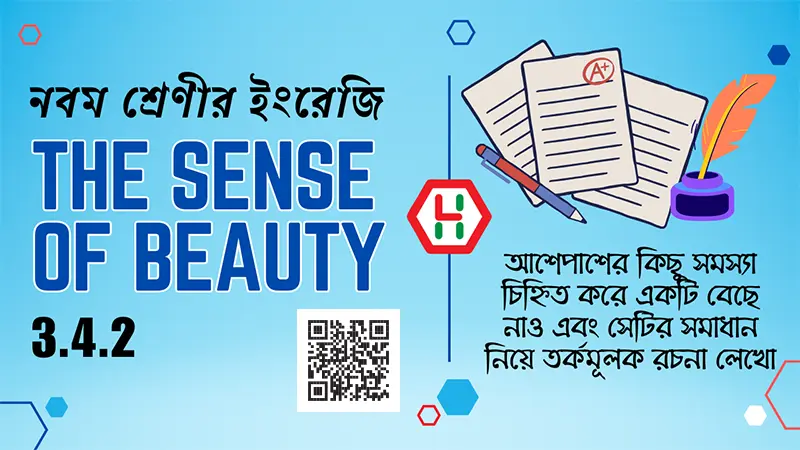 Class 9 English 3.4.2 The Sense of Beauty