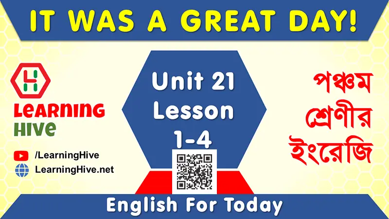 It Was a Great Day - Class Five English Lesson