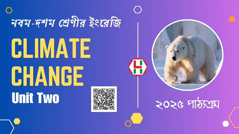 Class Nine and Ten English - Climate Change, Unit 2